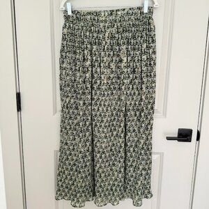 Easy Clothes Floral Maxi Skirt